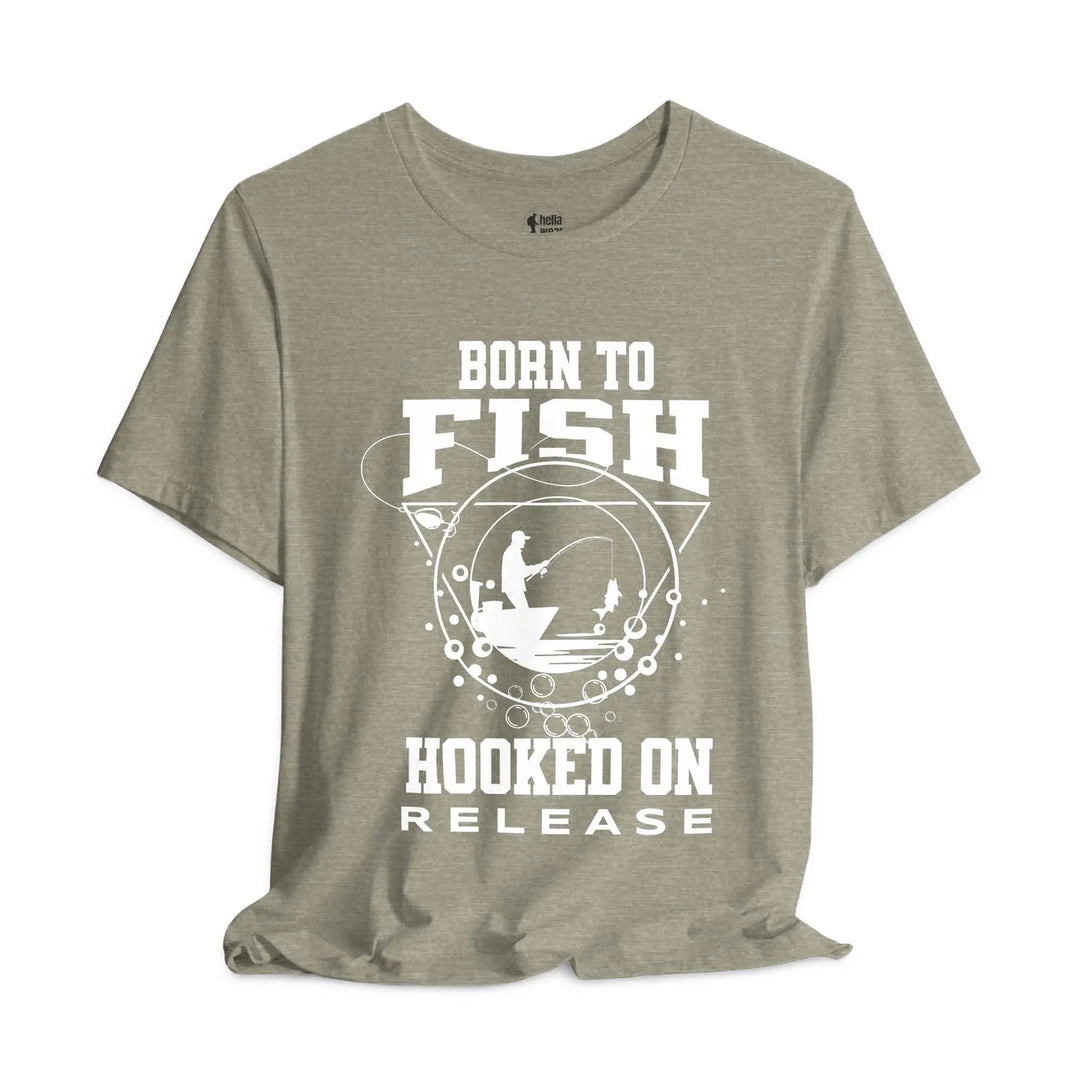 Born To Fish T-Shirt T-Shirt Stone / 3XL