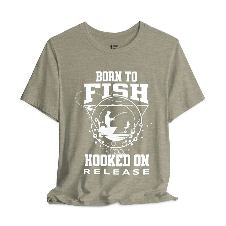 Born To Fish T-Shirt T-Shirt Stone / 3XL