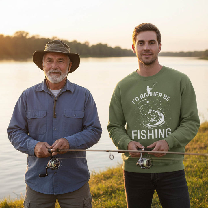 I'd Rather Be Fishing - Classic Sweatshirt