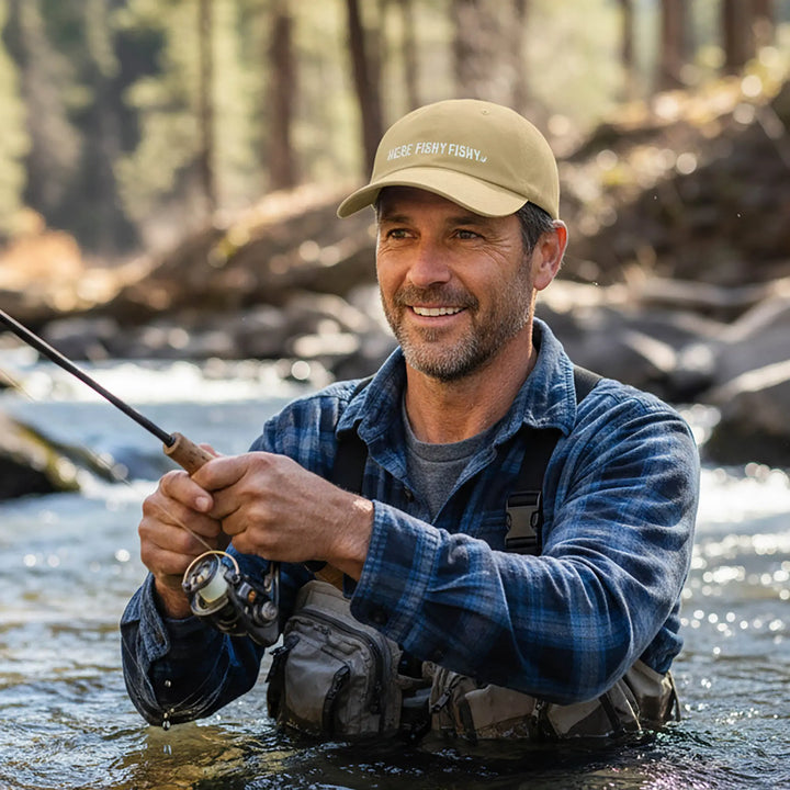 Here Fishy Fishy Classic Dad Cap Hats