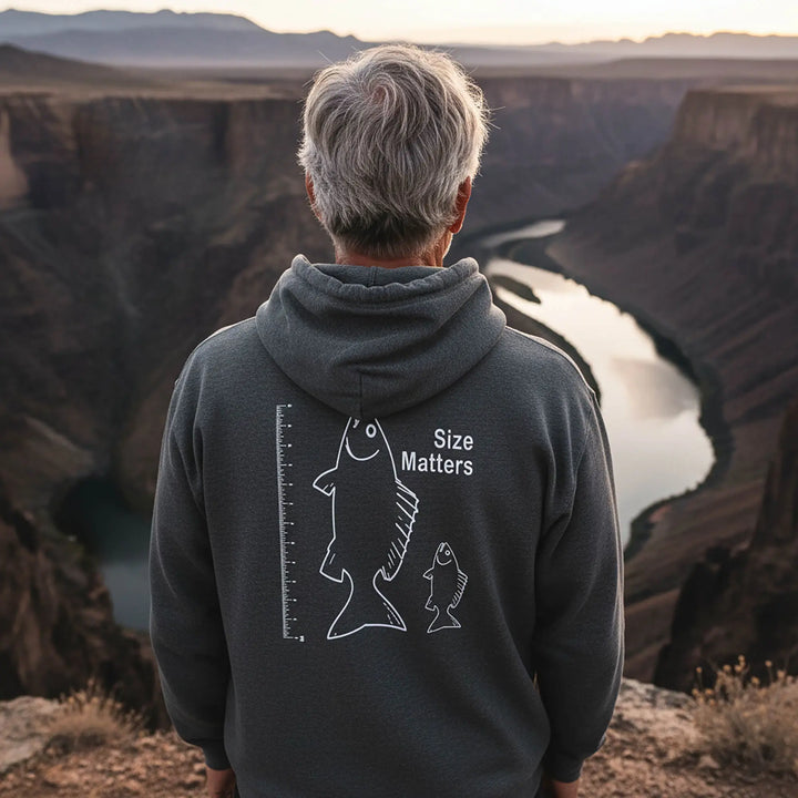 Size Matters Sof Fleece zip hoodie