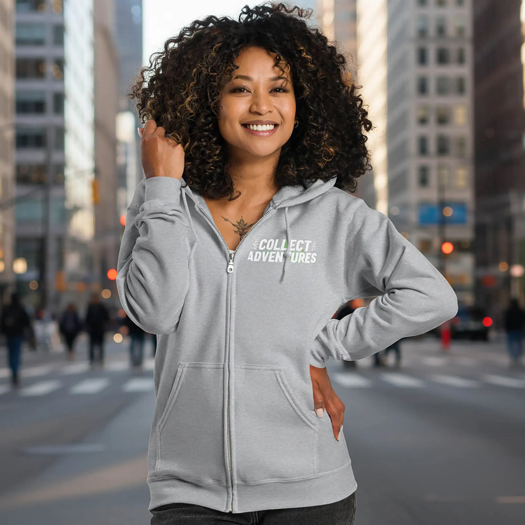 Collect Adventures - Full Zip Hoodie zip hoodie