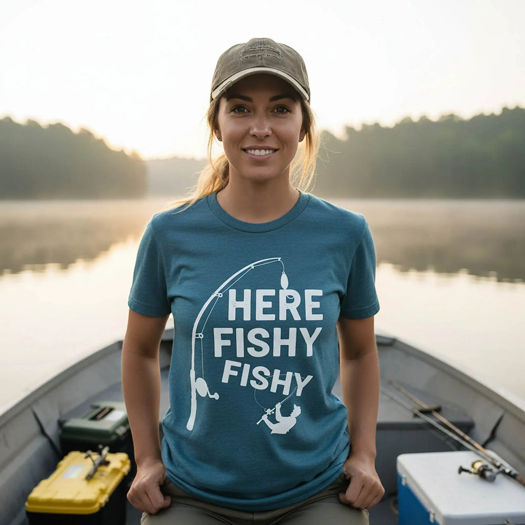 Here Fishy Fishy - Vintage Soft T-Shirt T-Shirt