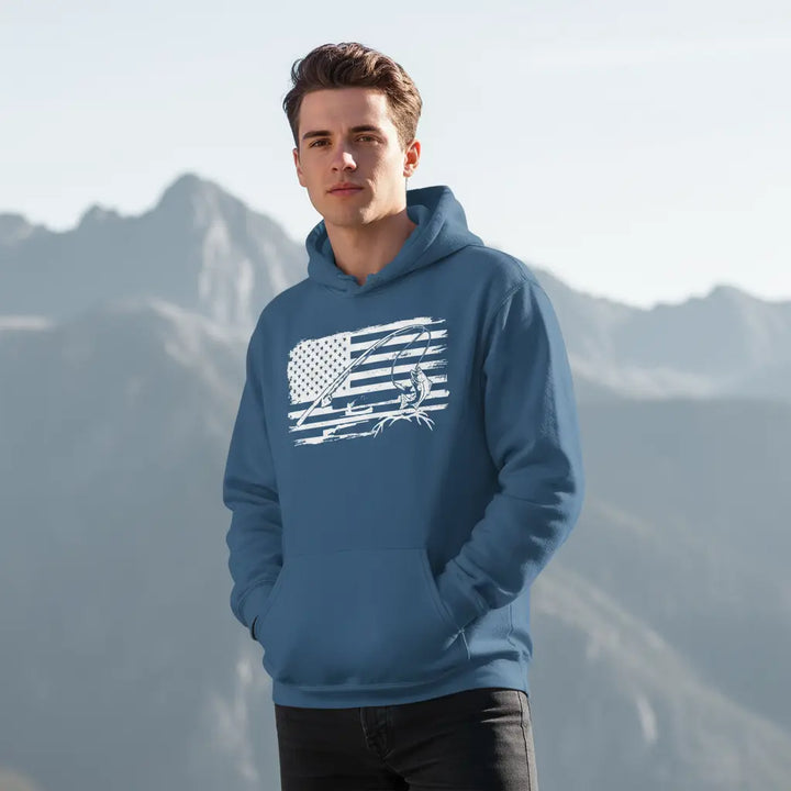 Americana Hunting Fishing - Classic Hoodie