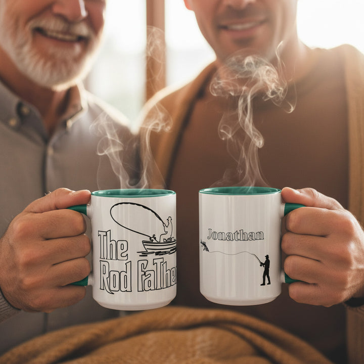 The Rod Father - Customizable Colored Coffee Mug 15oz