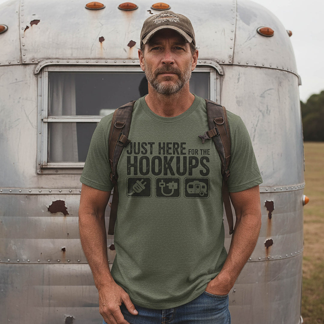 Just Here For the Hoockups T-shirt