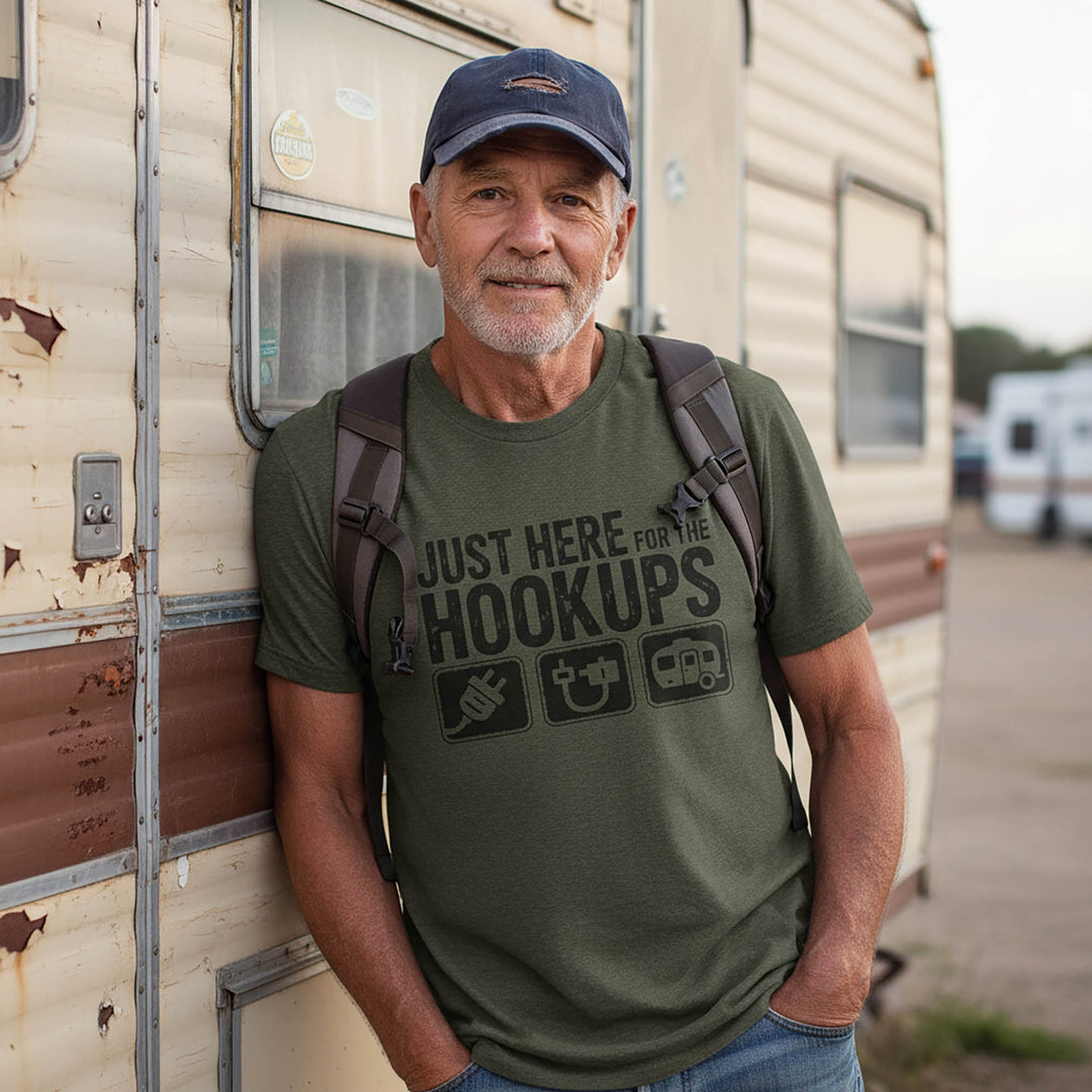 Just Here For the Hoockups T-shirt