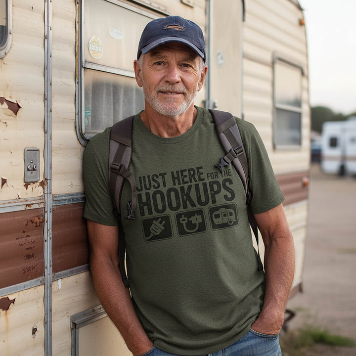 Just Here For the Hoockups T-shirt