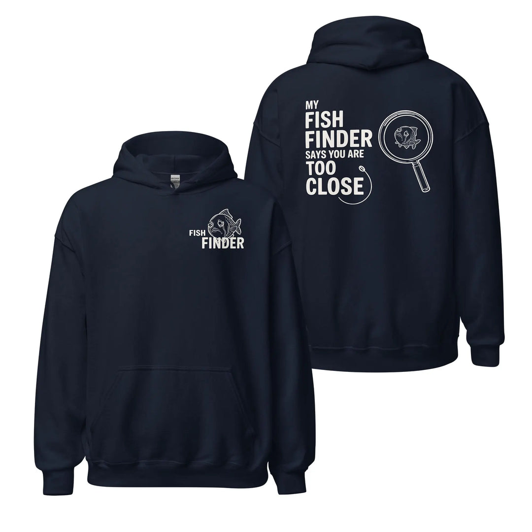 Fish Finder Hoodie Hoodie DARK NAVY / 3XL