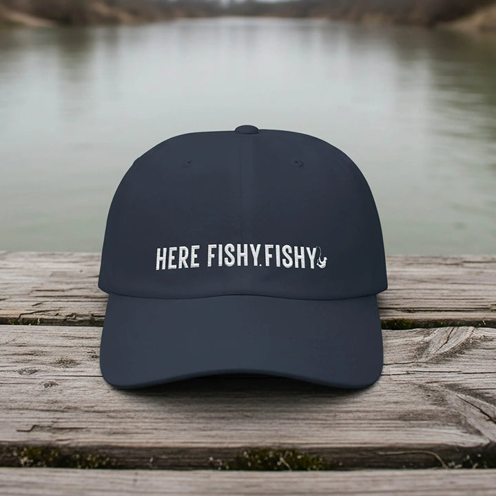Here Fishy Fishy Classic Dad Cap Hats