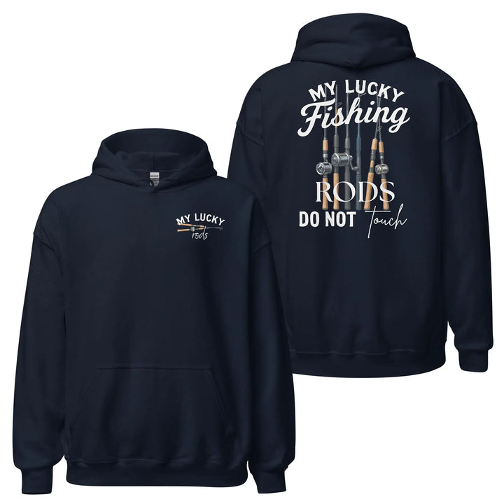 My Lucky Fishing Rods Hoodie Hoodie DARK NAVY / 3XL