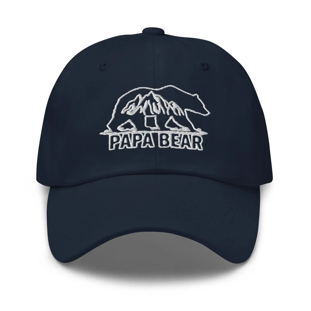 Papa Bear - Embroidered Classic Bear Hat   Hats