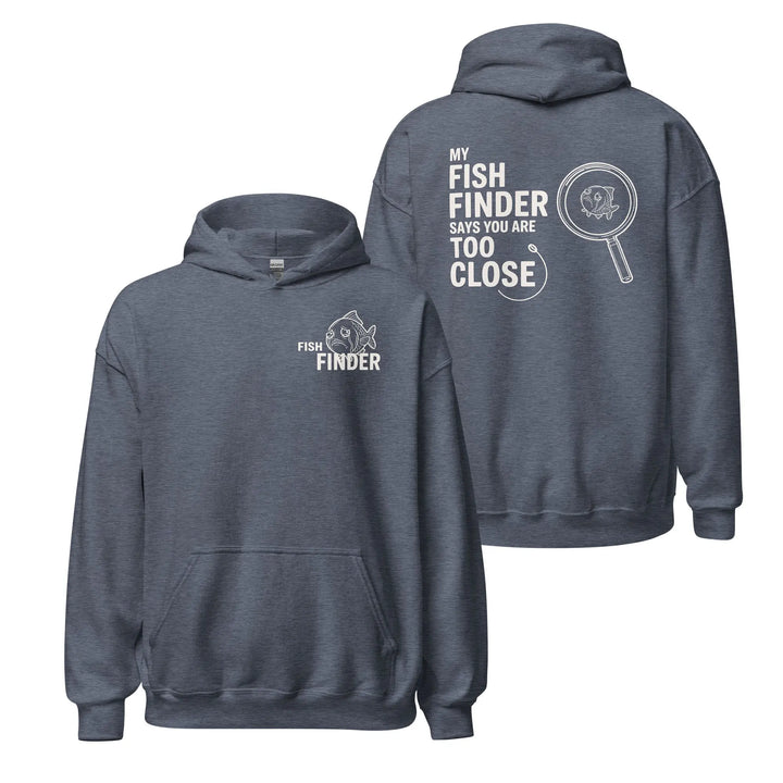 Fish Finder Hoodie Hoodie HEATHER SPORT NAVY / 3XL