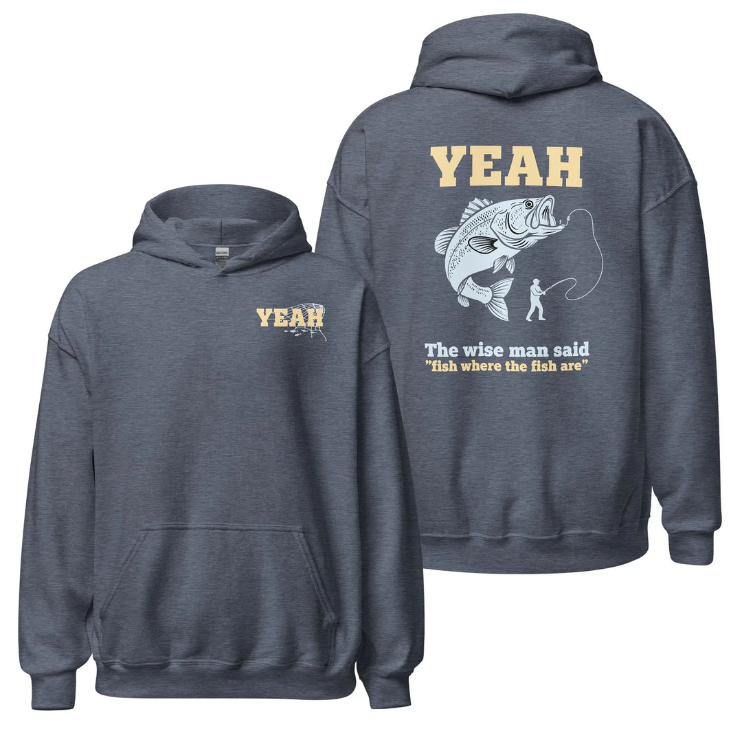 The Wise Man Said Hoodie Hoodie HEATHER SPORT NAVY / 3XL