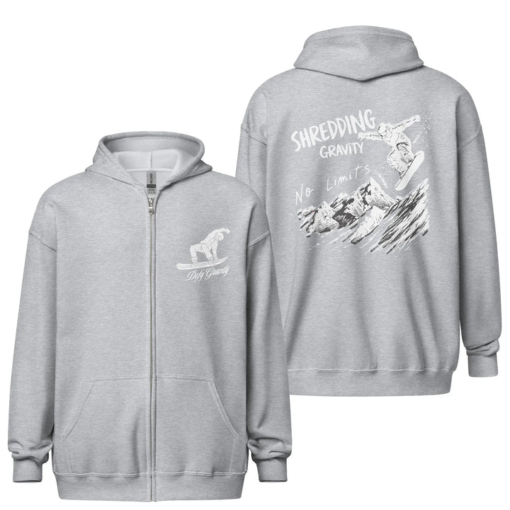 Shredding Gravity - Full Zip Hoodie zip hoodie