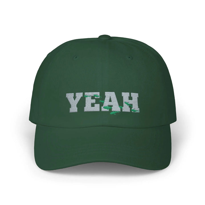 Embroidered Yeah Classic Cap Hats Spruce / One size