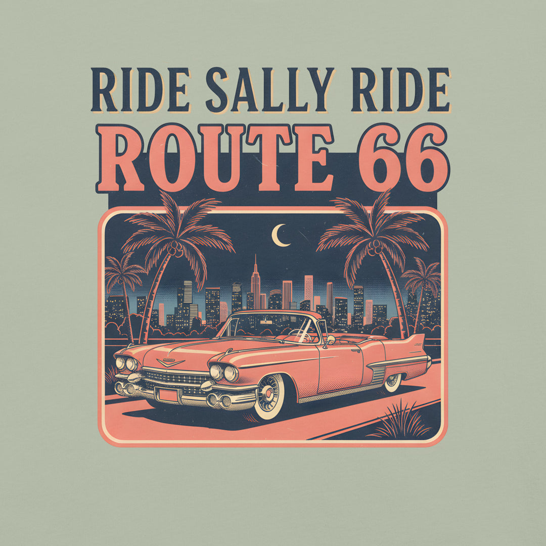 Ride sally Ride - Classic  Retro Americana Shirt
