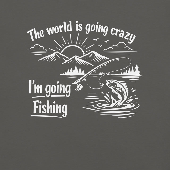The World Is Going Crazy - Rod Therapy Comfort Colors Shirt