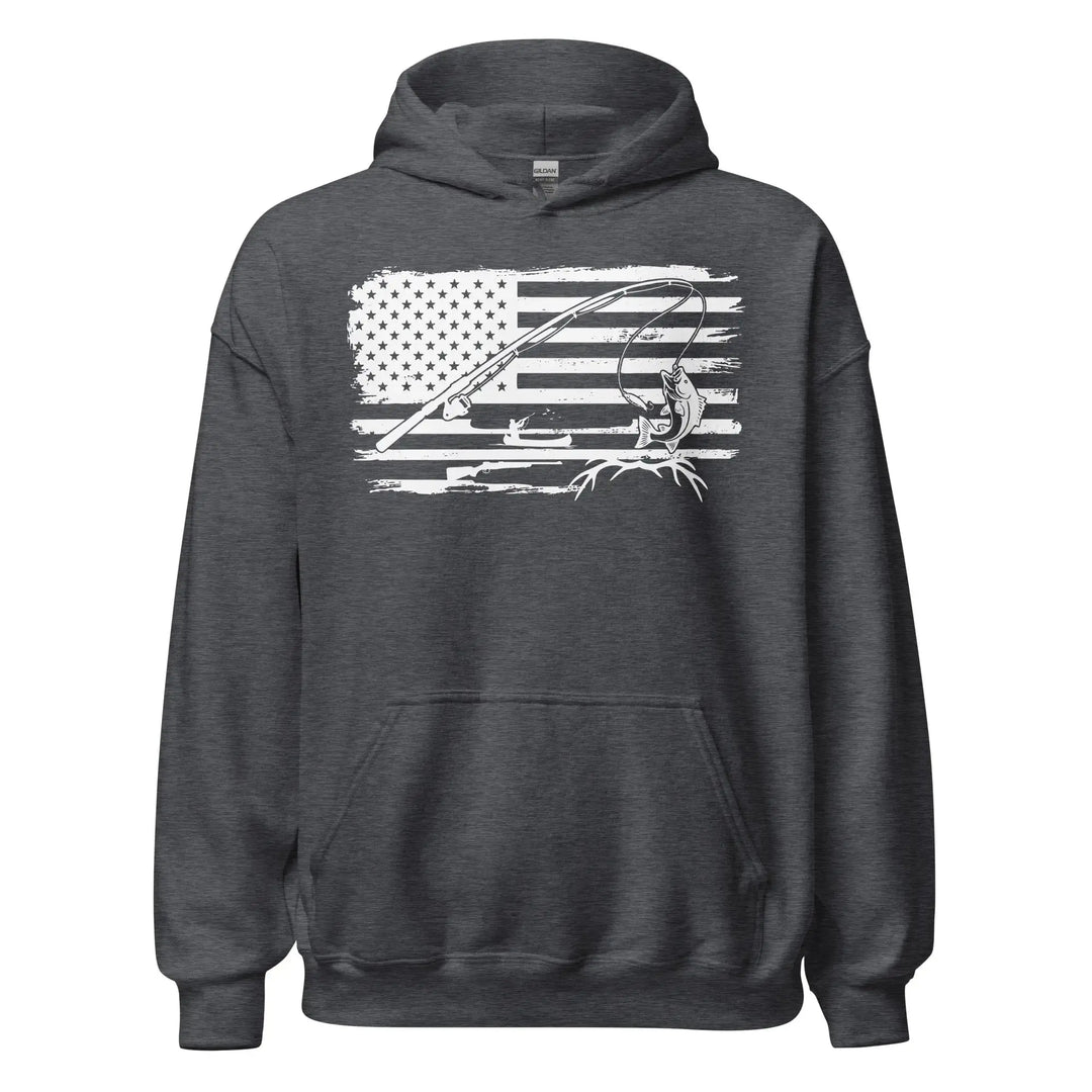 Americana Hunting Fishing - Classic Hoodie Hoodie