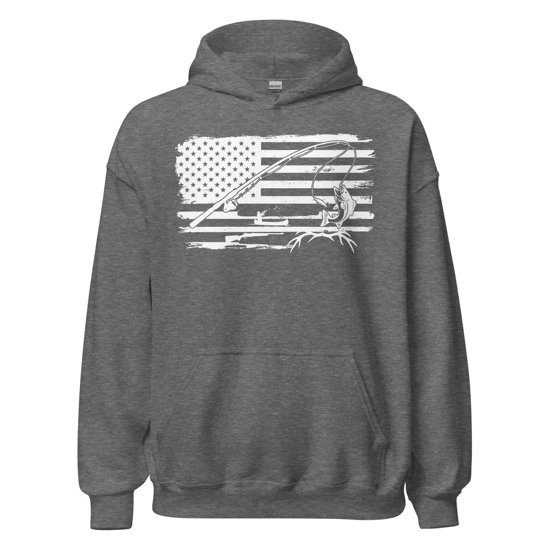 Americana Hunting Fishing - Classic Hoodie Hoodie