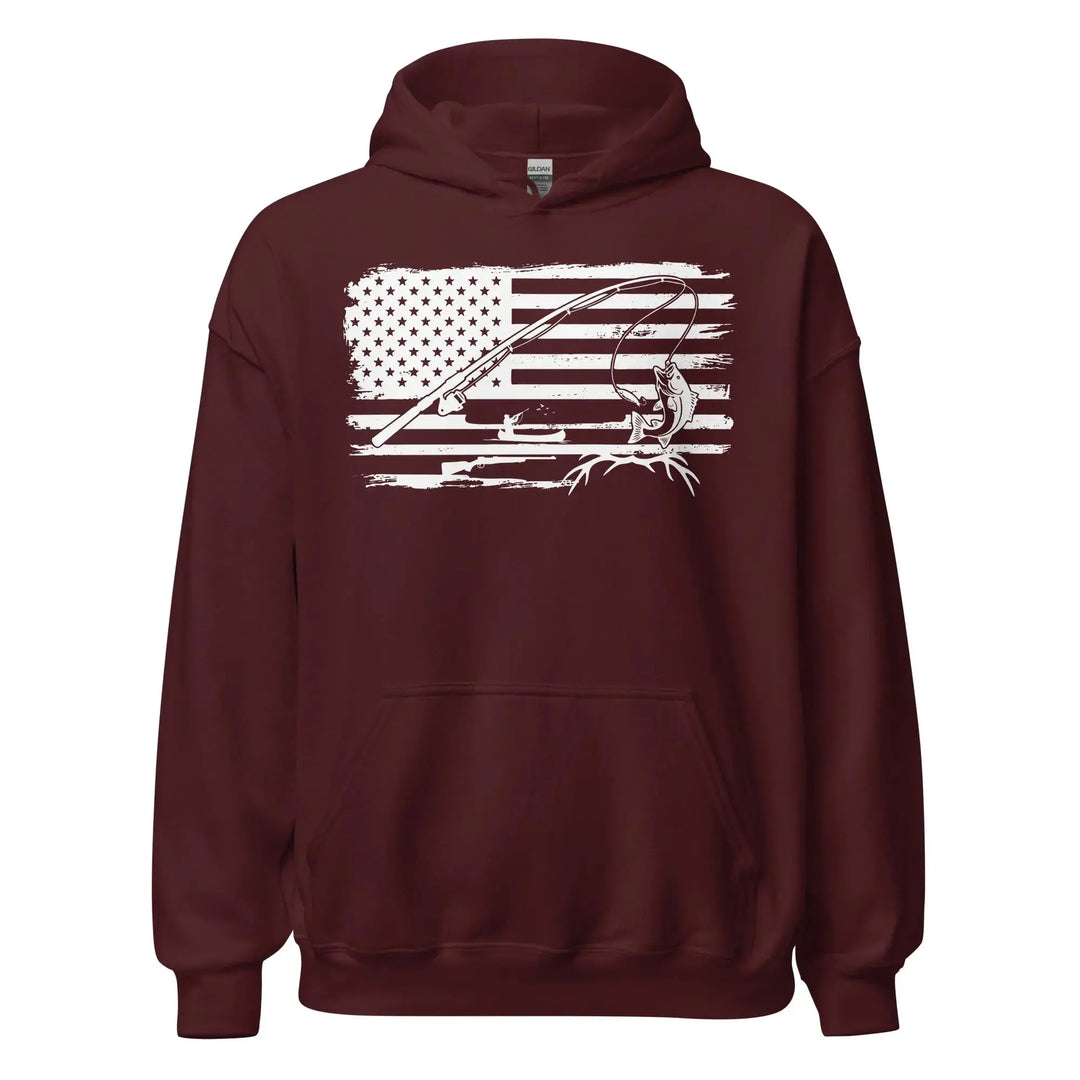 Americana Hunting Fishing - Classic Hoodie Hoodie