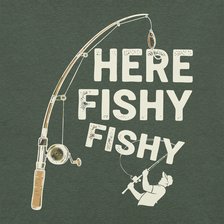 Here Fishy Fishy - Vintage Soft T-Shirt