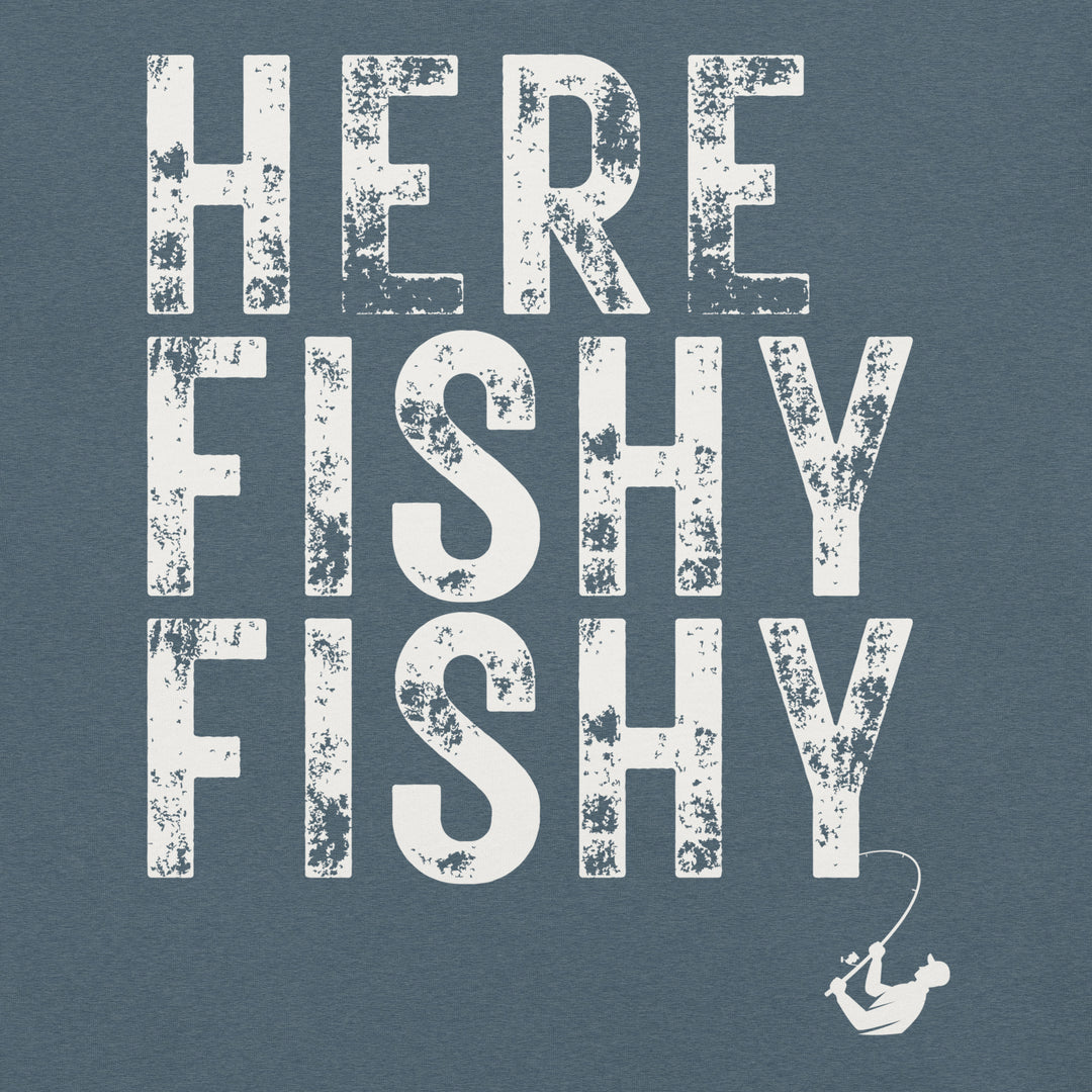 Here Fishy Fishy - Soft  Super Light, Breathable T-Shirt