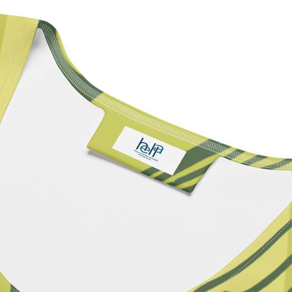 Floral T-Top "Olive Tropics" - Image 3