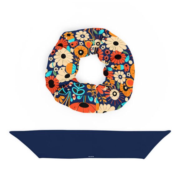 Eco Scrunchie "Cosmic Blooms" - Image 3