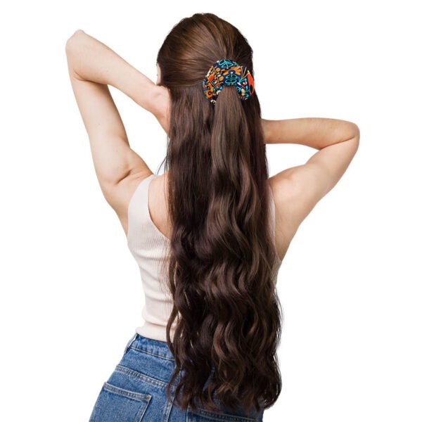 Eco Scrunchie "Cosmic Blooms" - Image 2