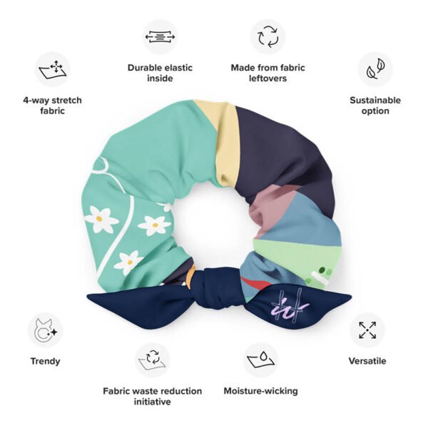 Eco Scrunchie "FallingPetals" - Image 3
