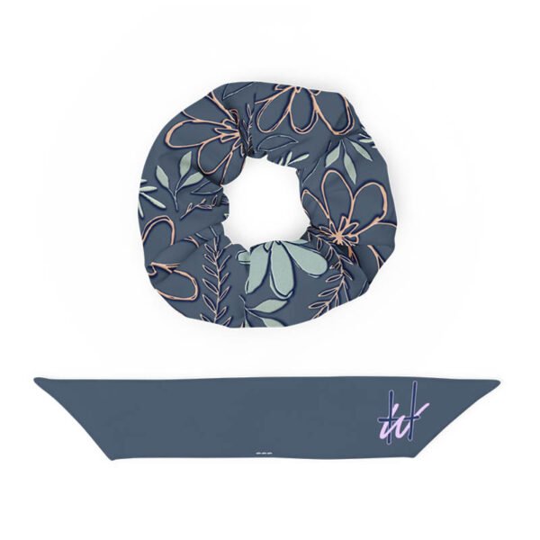 Eco Scrunchie "Pencil Petals" - Image 4