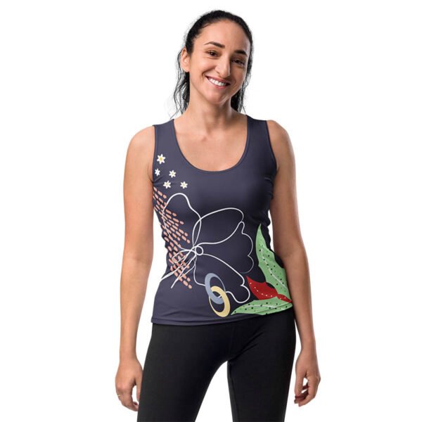 Floral T-Top "Falling Petals" - Image 6