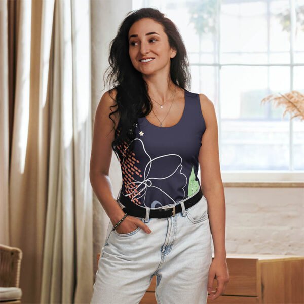 Floral T-Top "Falling Petals" - Image 3
