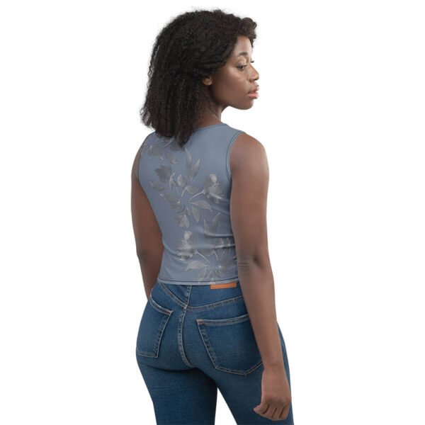 Floral Crop Top "Bluebell Whisper" - Image 2