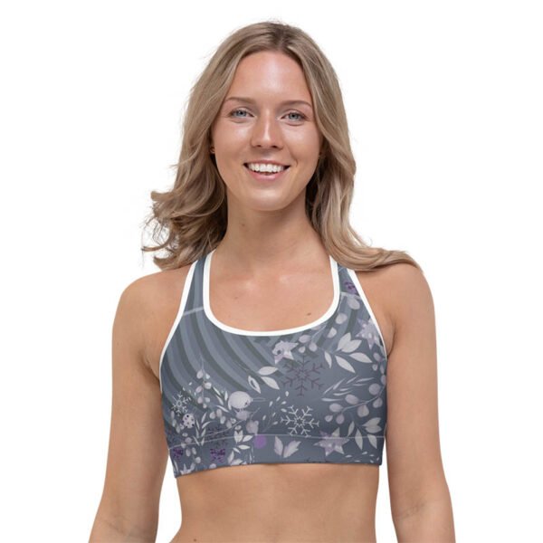 Floral Sports Bra "Balance" - Image 3