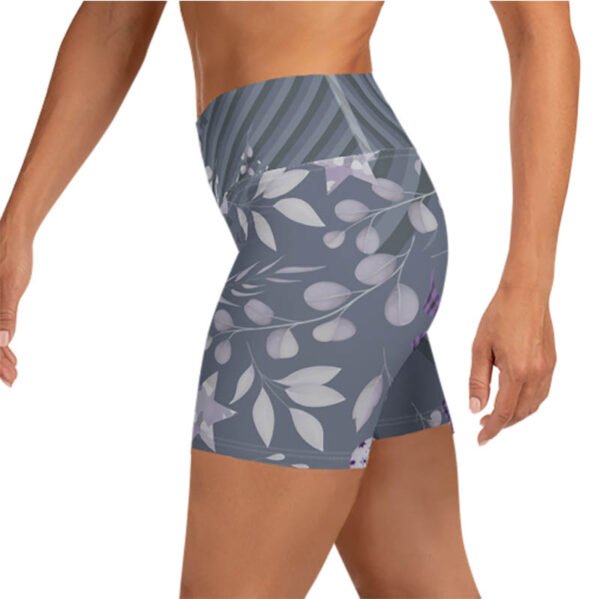 Floral Yoga Shorts "Balance" - Image 3