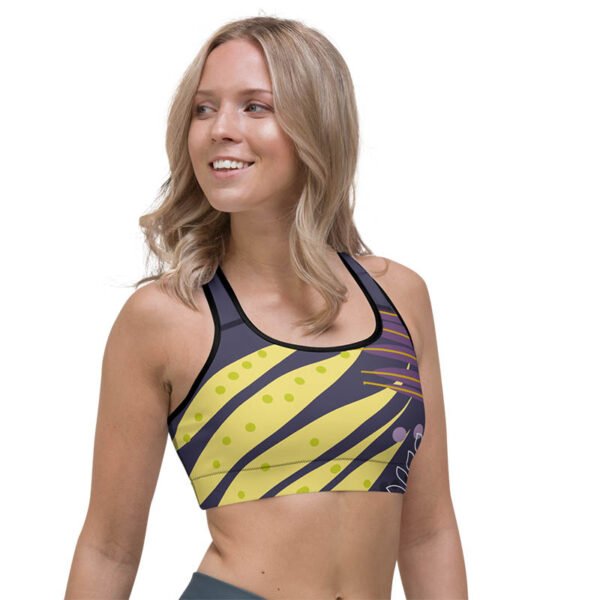 Jungle Sports Bra "Stripe Vibes" - Image 3