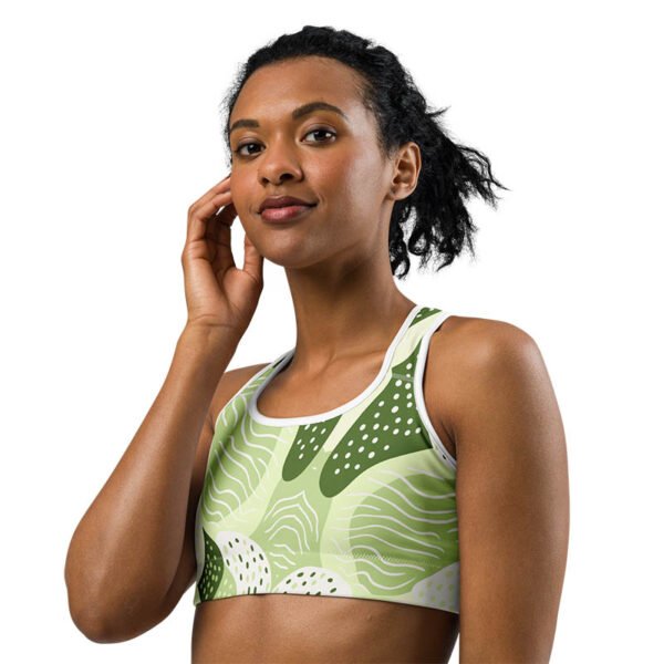 Waves Sports Bra "Tea Tides" - Image 2