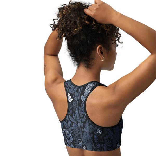 Floral Sports Bra "Winter Blooms" - Image 2