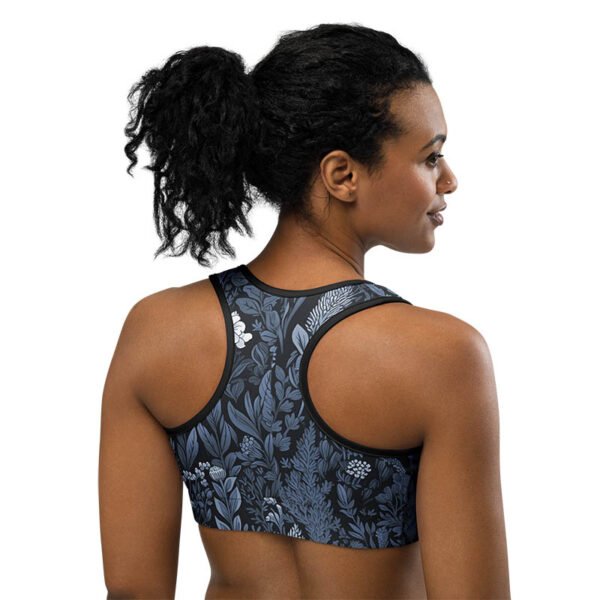 Floral Sports Bra "Winter Blooms" - Image 4